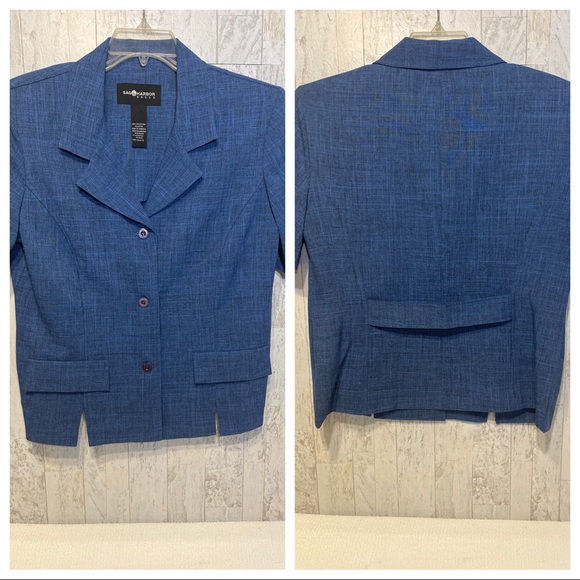 Women’s Sag Harbor Dress SUIT blues & Tan NEW WT - Picture 14 of 16